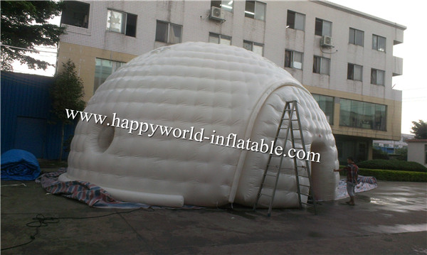 inflatable igloo tent , giant inflatable dome tent , inflatable sphere tent ,