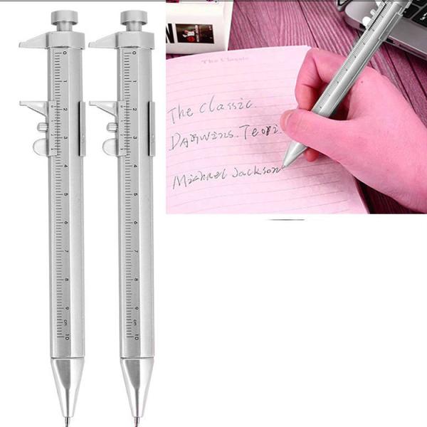 Office School Pen 2021 Multifunction Vernier Caliper Roller Ball Pen Stationery Ball-Point