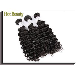 100% Unprocessed Virgin Peruvian Hair Extensions 5A Curly Hair Deep Wave