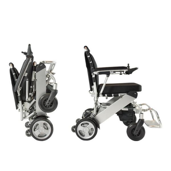 Buy Portable Lightweight Motorized Folding Wheelchair With Patented Design at wholesale prices