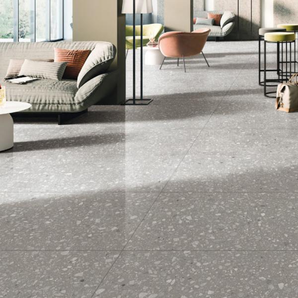 Buy Terrazzo Matt Finish Ceramic Glazed Floor Tiles Guaranteed For 5 Years 600*1200mm at wholesale prices