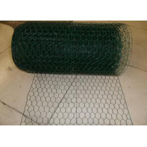 Woven Type Hexagonal Chicken Wire Mesh With Durable Greem Power Coated 1 Inch