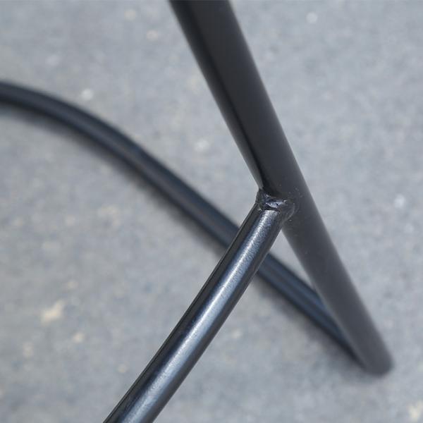 CE BSCI Black Steel Plating PE Rattan Outdoor Woven Coffee Table Chair Sofa