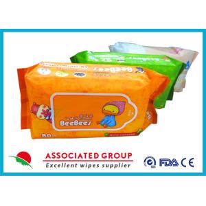Mix Package Wet Wipe Tissues Baby Skin Care With Plain Spunlace Nonwoven Fabric