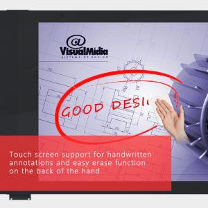 Intelligent Teaching Flat Multi Touch 75 Inch Nano Interactive Blackboard