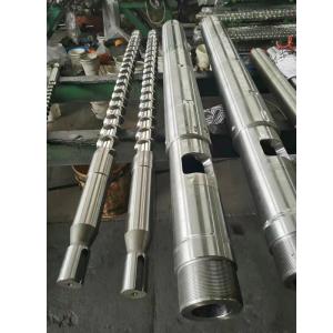 Pipe Extruder Conical Twin Screw Barrel