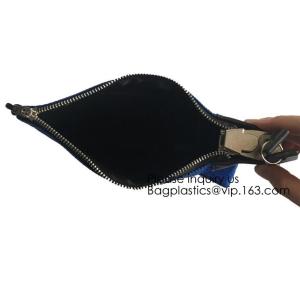 Locking Satchel A3 Money Bags,Leatherette Cash Bag,Utility Coin Bag for Business