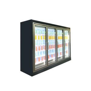 Transparent Glass Remote Closed Multideck Open Chiller Visi Cooler 4 Layers