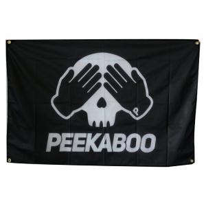 75D Polyester 3X5 Outdoor Advertising Flags Silk Screen Print Waterproof