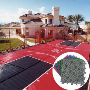 Antimicrobial Polypropylene Rubber Interlocking Exercise Floor Mats