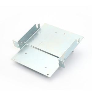 Galvanized Metal Bracket Manufactured with Customization Option and CNC Stamping