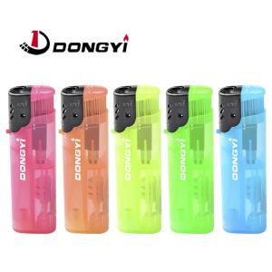 Customizable Windproof Lighter Flameless Electronic Lighter with LED Lamp DY