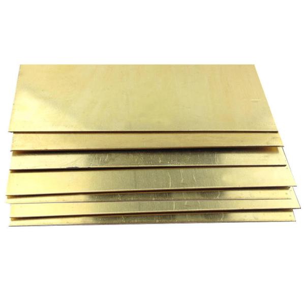Buy Industrial Hard Copper Brass Metals Plate C2600 C2800 C10100 Material at wholesale prices