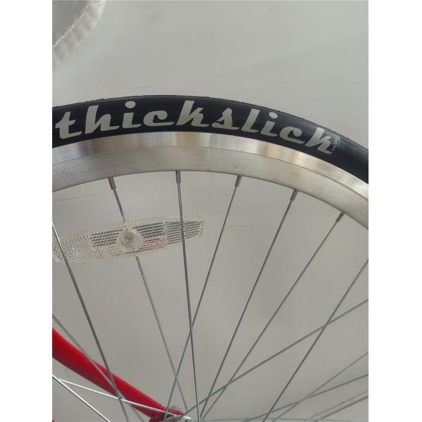 58cm Fixie Bikes with Red Color Thickslick 700c Tire and Steel Fork 4130 Chrome Frame