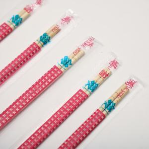 Round Bamboo Chopsticks Eco Friendly Bamboo Chopsticks Opp Packed