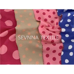 Bubble Texture Repreve Fiber Recycled Swimsuit Fabric Rosy Dot