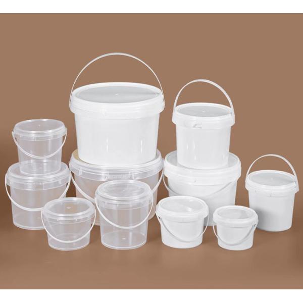 Customizable Durable Transparent Plastic Bucket with Smooth Surface and Varying