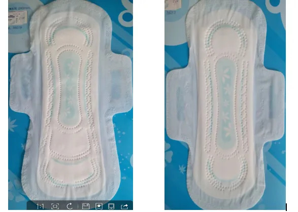 Female Hygienic Sanitary Napkins Disposable Natural Cotton Pads For Periods