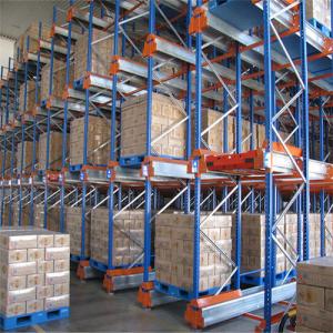 Professional Pallet Shuttle System , Storage Warehouse Racking System CE