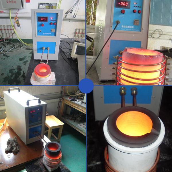 Induction Heating Equioment Portable IGBT Induction Melting Machine Gold Silver Copper Melting Furnace Metal Melting Treatment