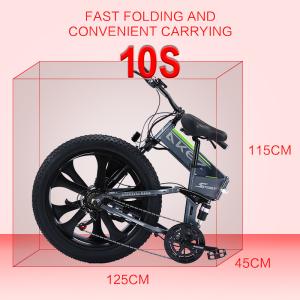 40Km/H Lithium Battery Magnesium Alloy Variable Speed Electric Bicycle