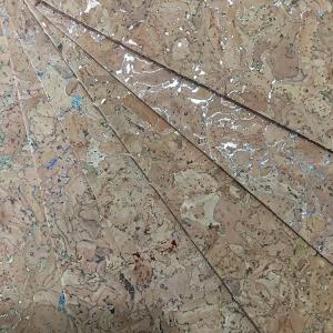 Shoe Accessories Thin Leather Fabric , Fashion Leather Fabric Environmental