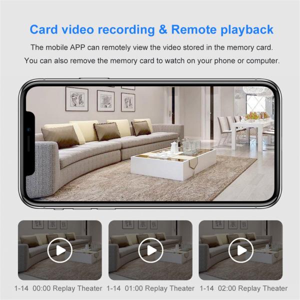 Tuya Smart Life Small Mini Wifi Camera IP Wireless Battery 1080P HD Video CCTV Nanny Body Cam Night Home Security Google