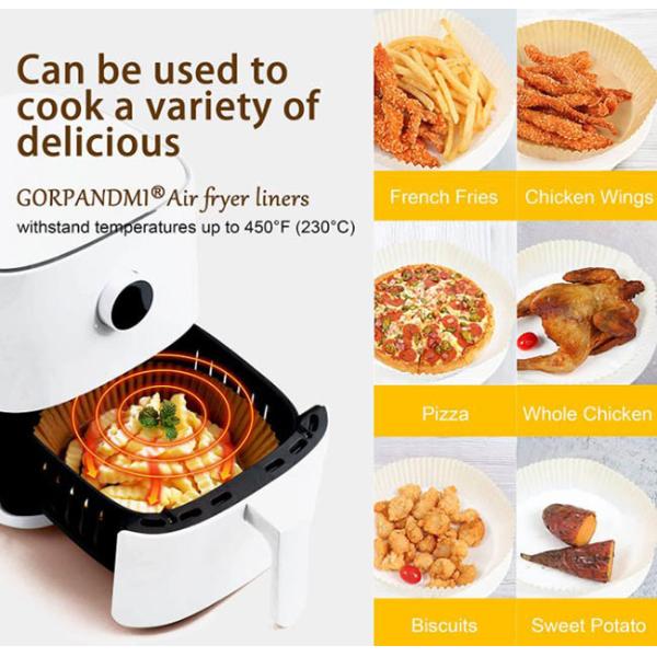 Kitchen Tools Oil-Proof Paper Barbecue Plate Air Fryer Disposable Paper Liner