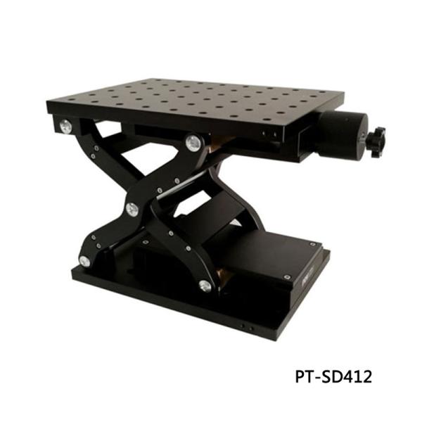 Buy 210mm×150mm Manual Lab Jack Heavy Duty Anodizing Blackening at wholesale prices