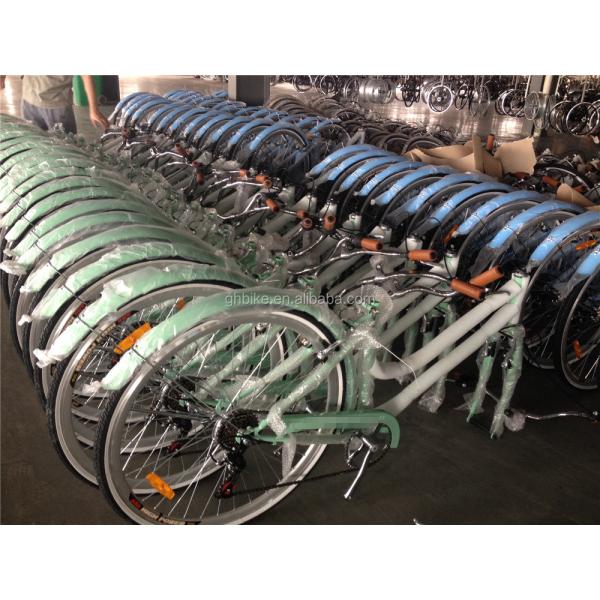 Single Speed Bicycle Classic City Cruiser Bike Women Step Through Lady Bikes 1.8m Long