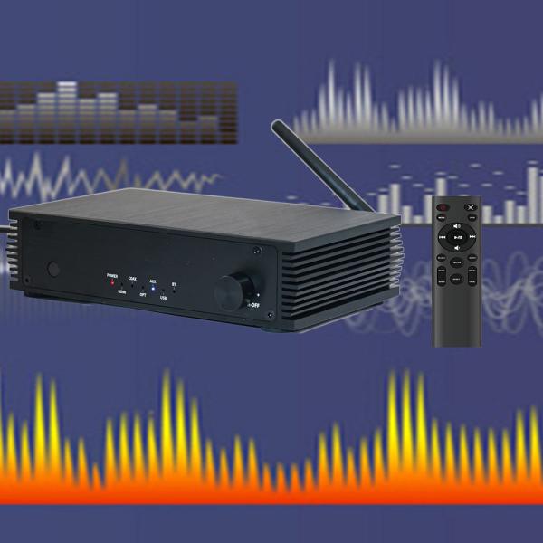 Metal 100W*2 Bluetooth Audio Amplifier with AC110V-240V Voltage and 20Hz-20KHz Frequency