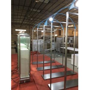 ODM Fashion Boutique Interior Design Clothing Showroom Design 8mm Tempered Glass