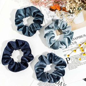 Warrens 11*5CM Large Velvet Hair Scrunchies Packed In Opp Bag