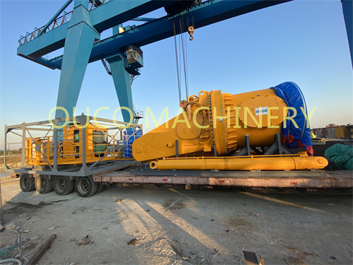 Durable Stiff Boom Electric Marine Crane Hydraulic 2t 15m Yacht Use CE Certificate