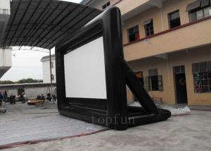 China Portable Outdoor Inflatable Projection Screen 0.55 PVC Tarpaulin For Billboard Advertising on sale