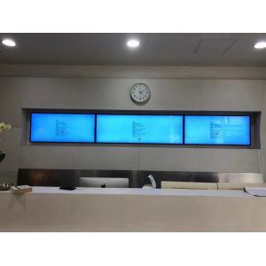 Retail Store Stretched Bar LCD Display Customized Ultra Wide LCD Shelf Display