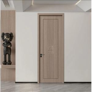 Fire Retardant WPC Door with Customized Handle Position and Door Frame for