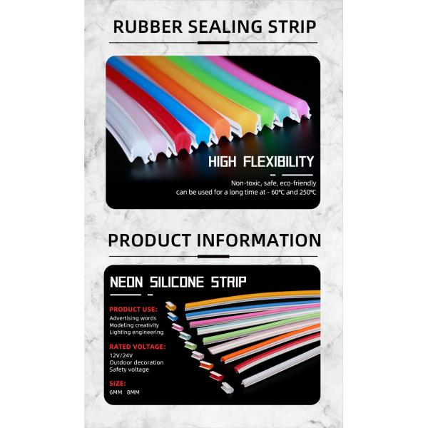 12v/24v/120v/240v LED Neon Strip Cuttable Pink/Blue Silicon for DIY Christmas Lights