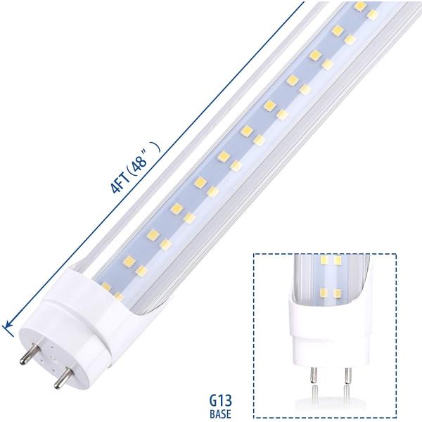 Universal Compatible T8 LED Tubes 18W Type A + B Aluminum PC Material