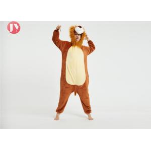 Quality Wholesale Supersoft Fluffy Flannel 3D LION Kigurumi Romper Onesie pajamas for sale