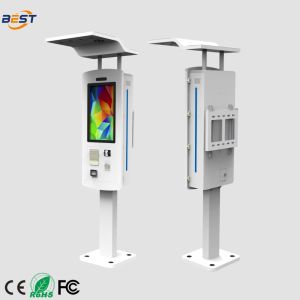 Outdoor Self Ordering Kiosk with IP65 Waterproof Rating Intel Core i3/i5/i7