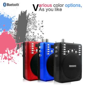 NEWGOOD Bluetooth Voice Amplifier Speaker with Wireless Headset Microphone FM