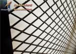 1.0mm Mild Steel Expanded Mesh Car 4s Shop Dividers Lacquered Black Frame