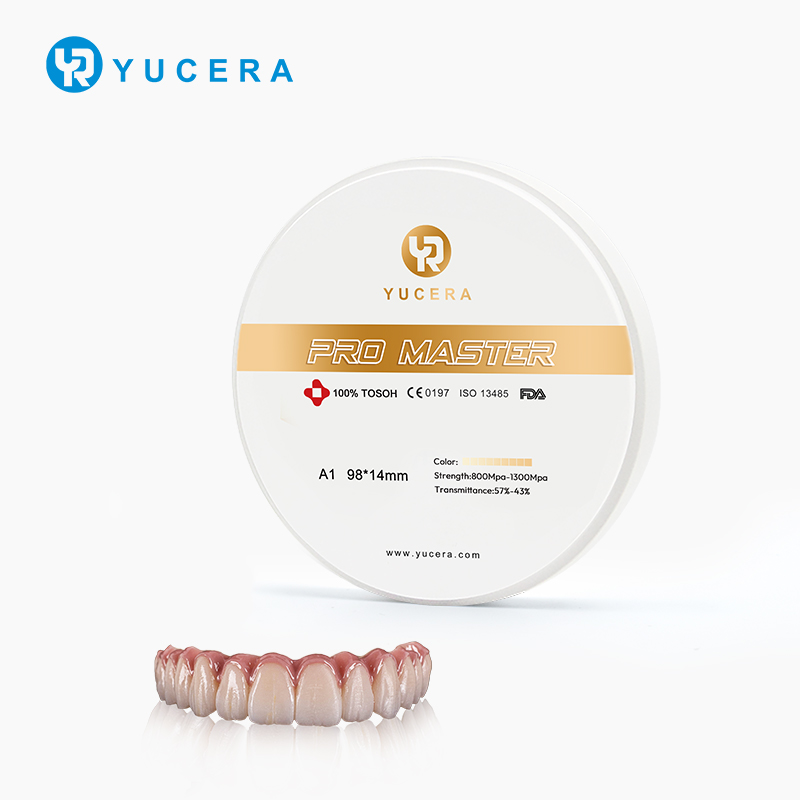 Yucera Pro Master Super Durable Dental Zirconia Block Compatible with CAD CAM System for Precise Restoration