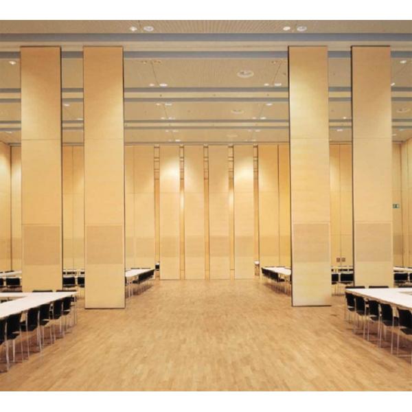 85mm Wood Melamine Conference Room Sound Proof Partition Walls Sliding Types