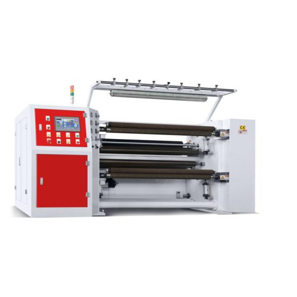 Buy fabric roll paper slitting and rewinding rewinders machine with turret plastic stretch film slitter at wholesale prices