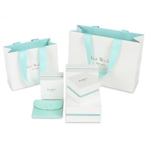 Recyclable Drawer Fancy Packaging Box For Jewelry Box With Pouch