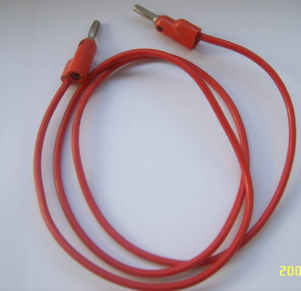 Buy 20A high current test wire cable 2.1 silicon wire test cable 1 meter 4.0mm banana plug OEM connectors at wholesale prices