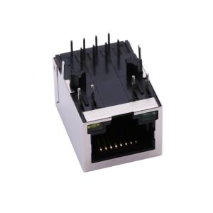 ARJM11B3-809-AD-EW4 Single Port RJ45 Modular Jack With 2.5G Magnetic
