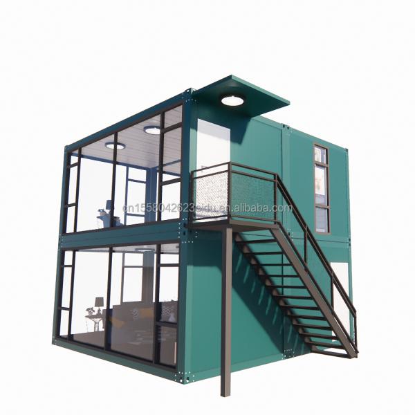 Aluminum Alloy Windows in Customized Luxurious Bedrooms Bathrooms and Kitchens with 50/75/100mm Wave Sandwich Panel Walls